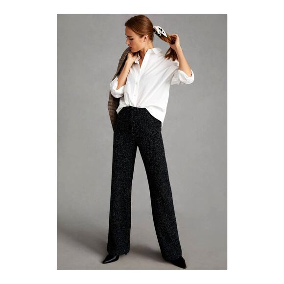 NWT Anthropologie Essentiel Antwerp Wide-Leg Pants - Size 14 - Picture 1 of 8